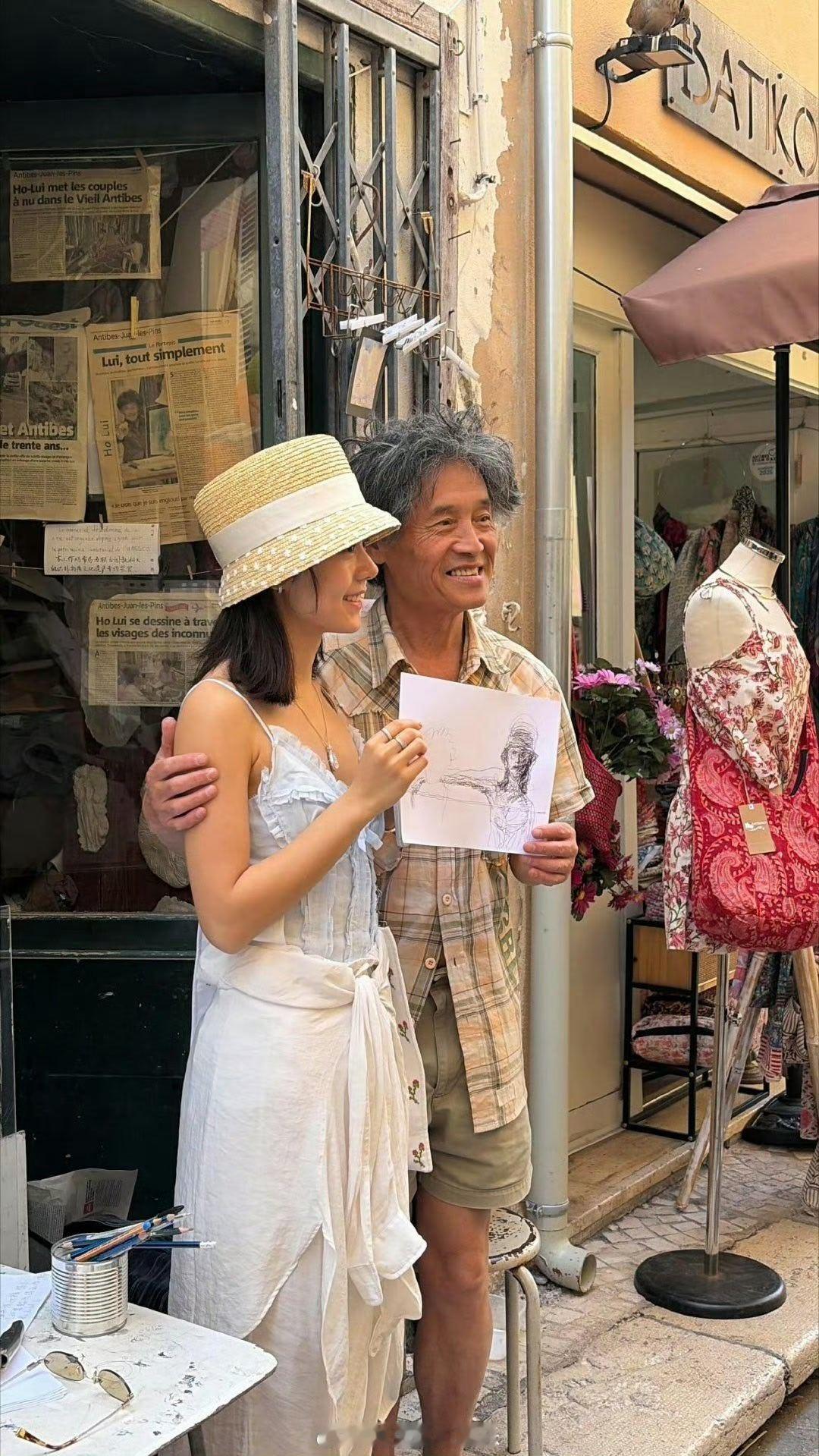 在南法偶遇赵今麦松弛感拉满了
