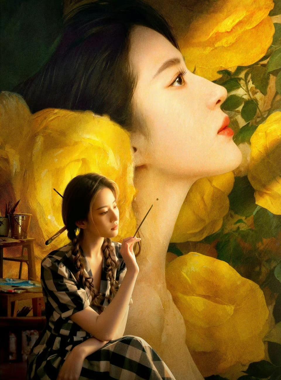 6月27号白玉兰颁奖刘亦菲凭《玫瑰的故事》提名最佳女主红毯上没见着她前一晚