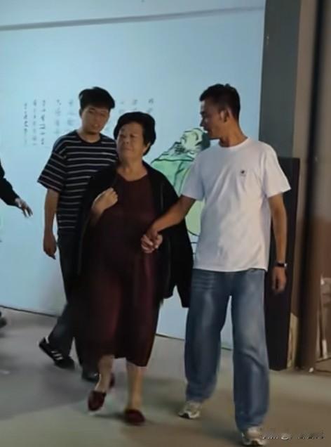 厉奶奶这气场真是强大！像个大明星似的，穿着裙子，披着外套，牵着怀远的手一路走来，