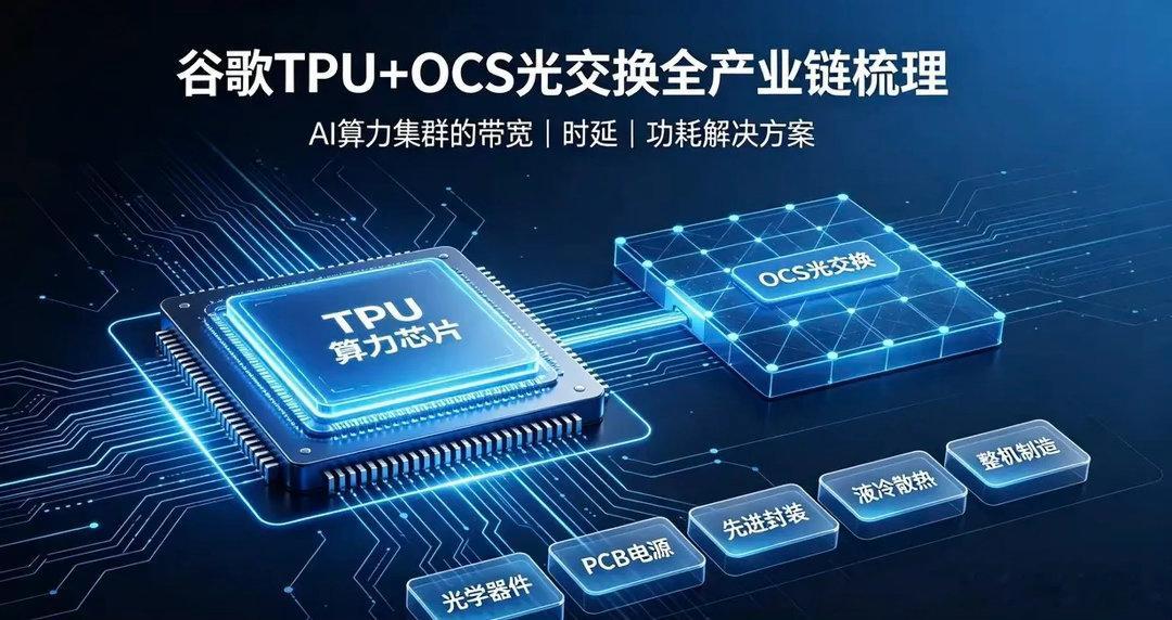 谷歌TPU+OCS光交换全产业链梳理｜一文看懂核心标的核心背景谷歌新一代AI算力
