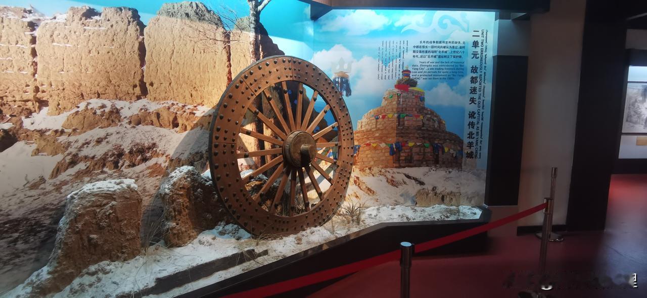 游牧民族的车轮有多高？这家博物馆可以直观看到。元中都博物馆现场看上去车轮显