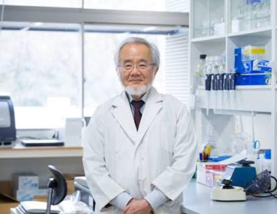 日本生物学家大隅良典因发现饥饿时人体靠“吃掉”受损细胞完成自我清理的机制，拿