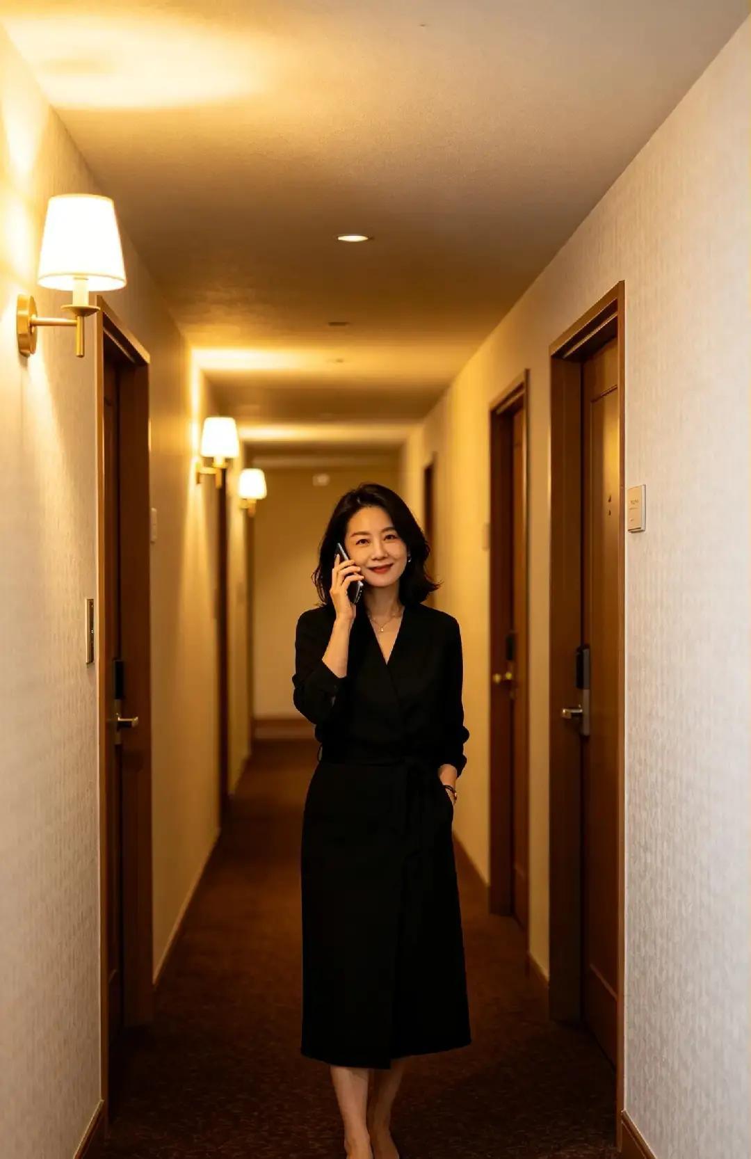 值夜班撞见一幕，才懂成年人的谎言早就练得自然昨晚换班休息在酒店走廊透气，撞见