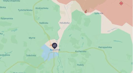 图文：乌军已收复库皮亚斯克市阵地乌克兰国防军已经夺回了哈尔科夫州库皮亚斯克市