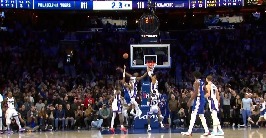 马克西超高打板绝杀，76人113-111险胜国王!76人方面:马克西40分