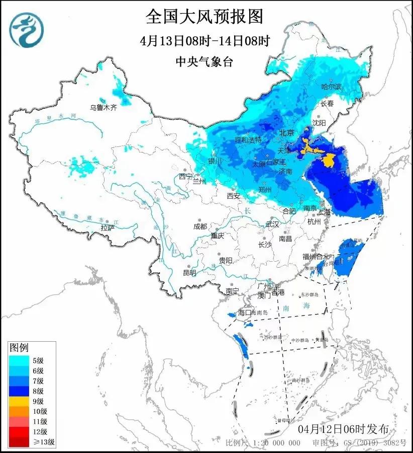 预报了几天的大风，于昨天晚上10点推进到我村！庆幸的是，比起预报的风力级别小了