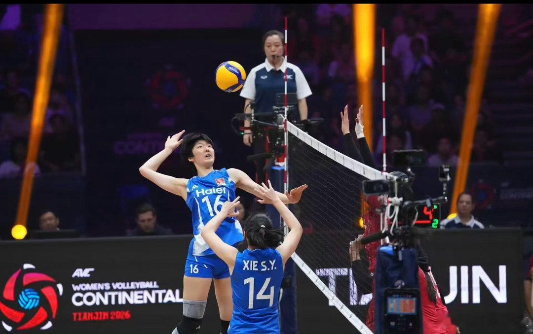 2026女排亚锦赛中国女排晋级决赛女排亚锦赛半决赛，中国女排3‑0（25‑22