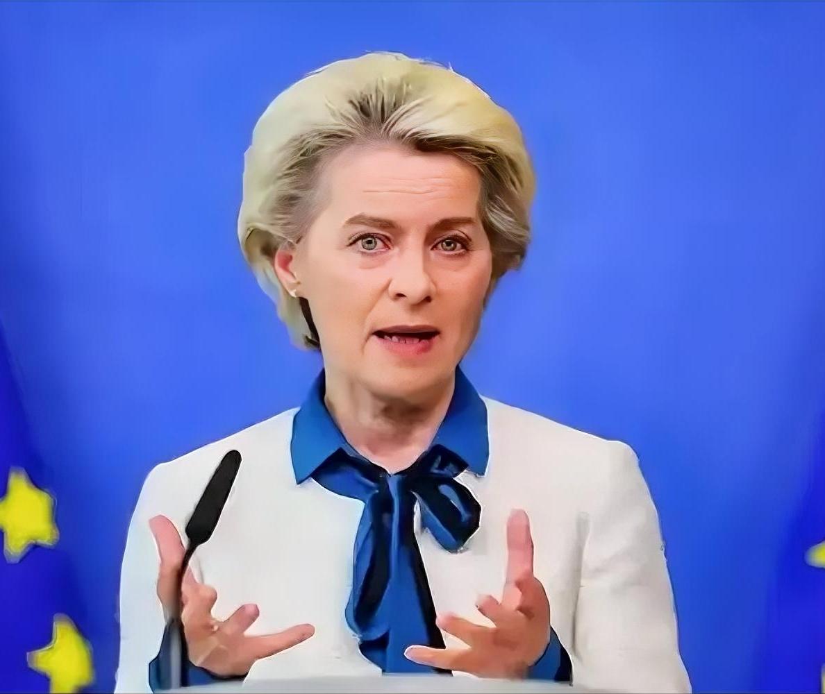 欧盟委员会主席冯德莱恩的“双标”，已经一点不避讳了么？近日，冯德莱恩表示：欧