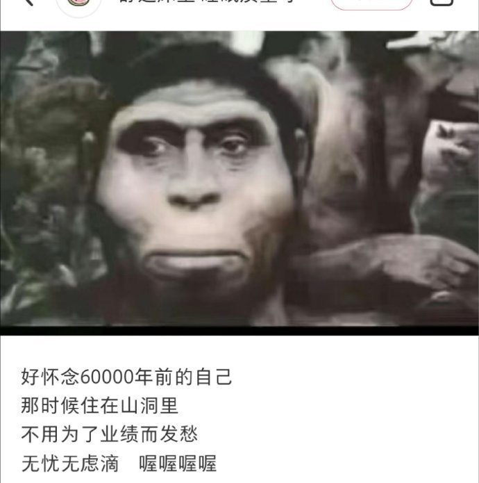 有网友好怀念6w年前的自己[捂脸哭]​​​
