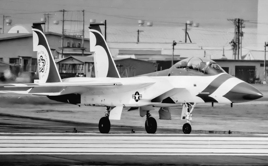 1976年入间空军基地国际宇宙展上的F-15​​​