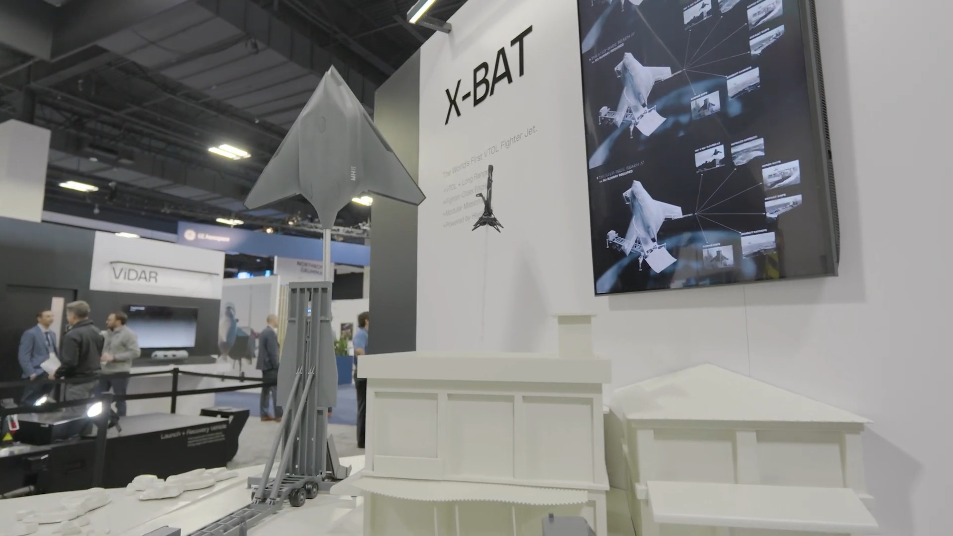 2026美国空军协会战争研讨会上，美国ShieldAI公司展出的X-Bat尾座