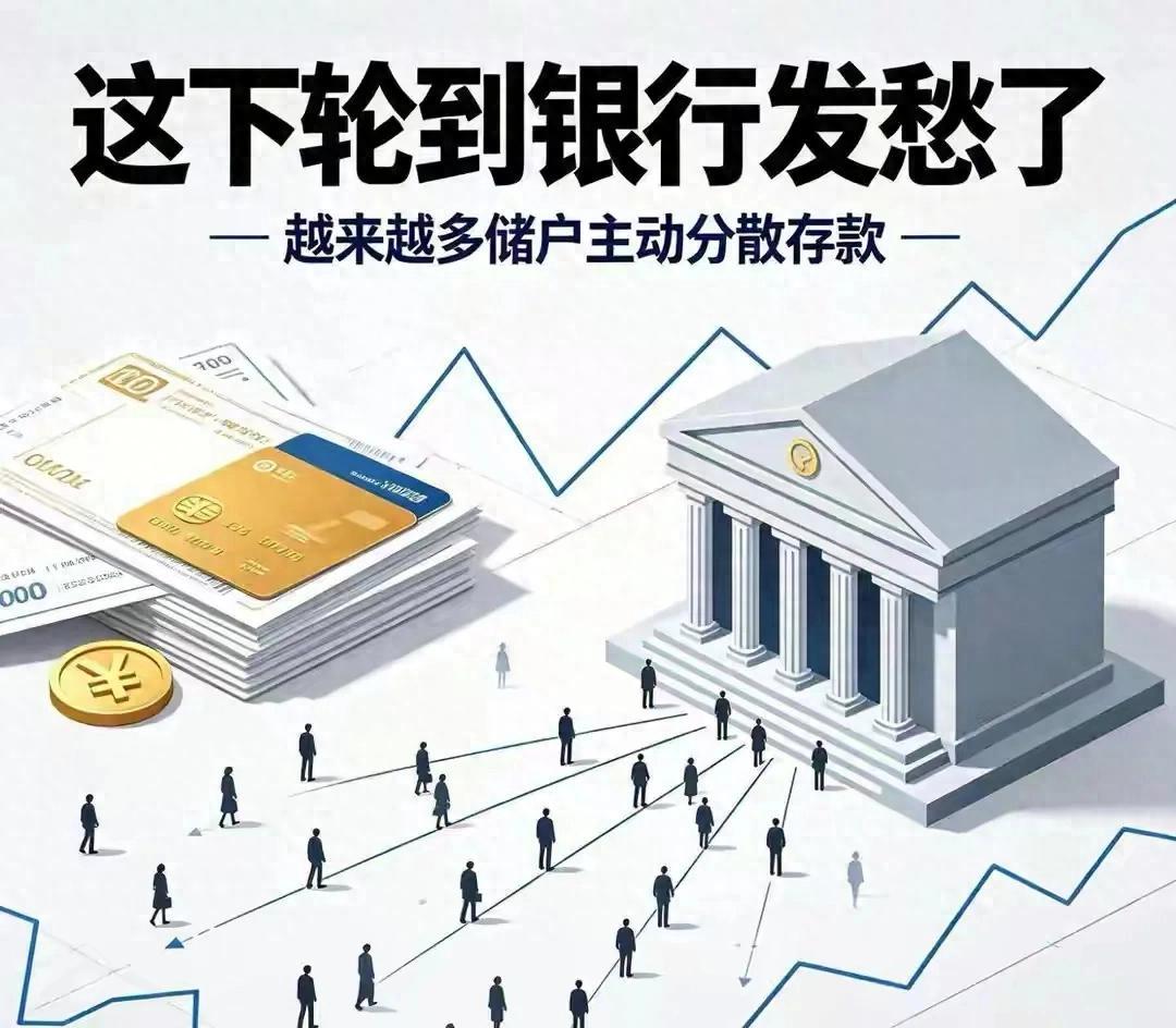 现在轮到银行发愁了！越来越多储户，不再把到期存款只留在一家银行。2026年9