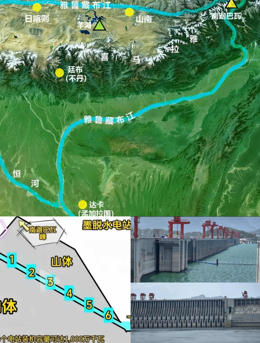 如果把建大坝的难度分十级！三峡大坝顶多算7级，瑞士大迪克桑斯坝撑死8级，那雅鲁藏
