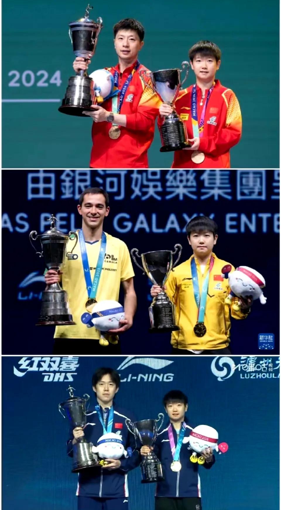 3年了莎莎终于等到了大头！他们俩现在一起意味着什么？孙颖莎是第一个女子世界杯