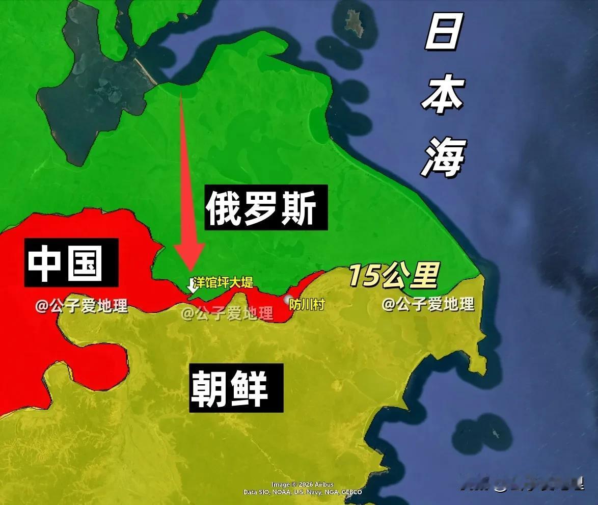 中国最窄的领土，仅有8米宽，是连接我国海外飞地的唯一通道！在吉林省珲春市，有