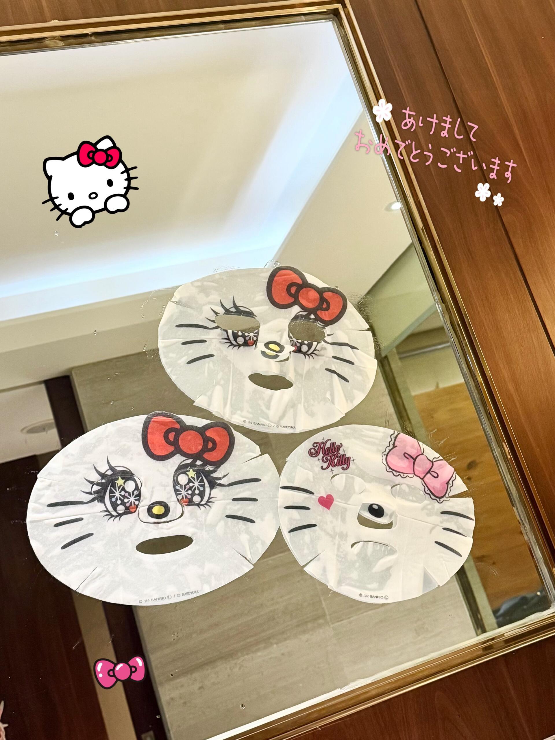 🎀ꉂ･･☆.ᐟHelloKitty‧₊˚也是贴上可爱的kitty面