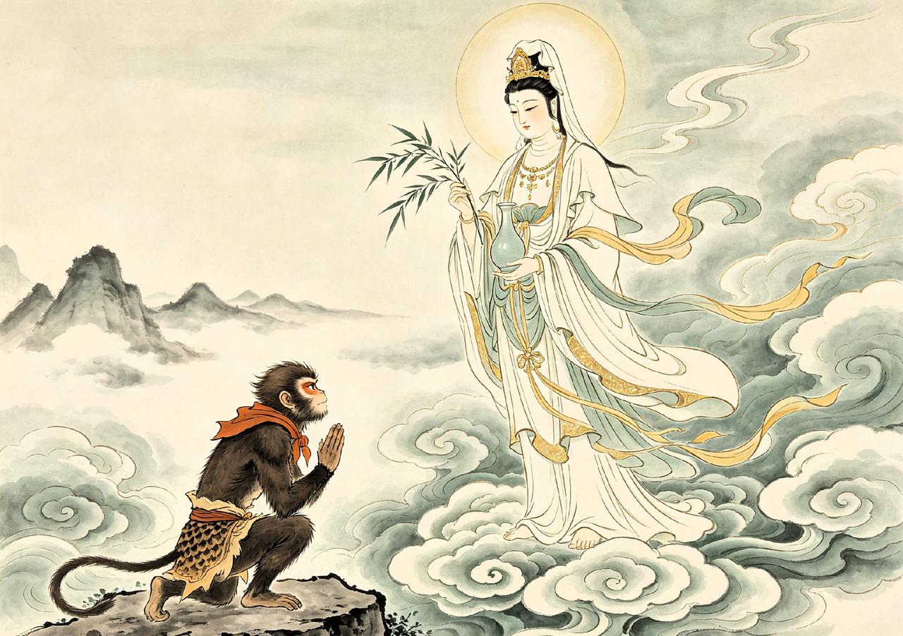 观音菩萨和孙悟空到底是什么关系？很多人都理解错了多数人以为观音只是孙悟空的