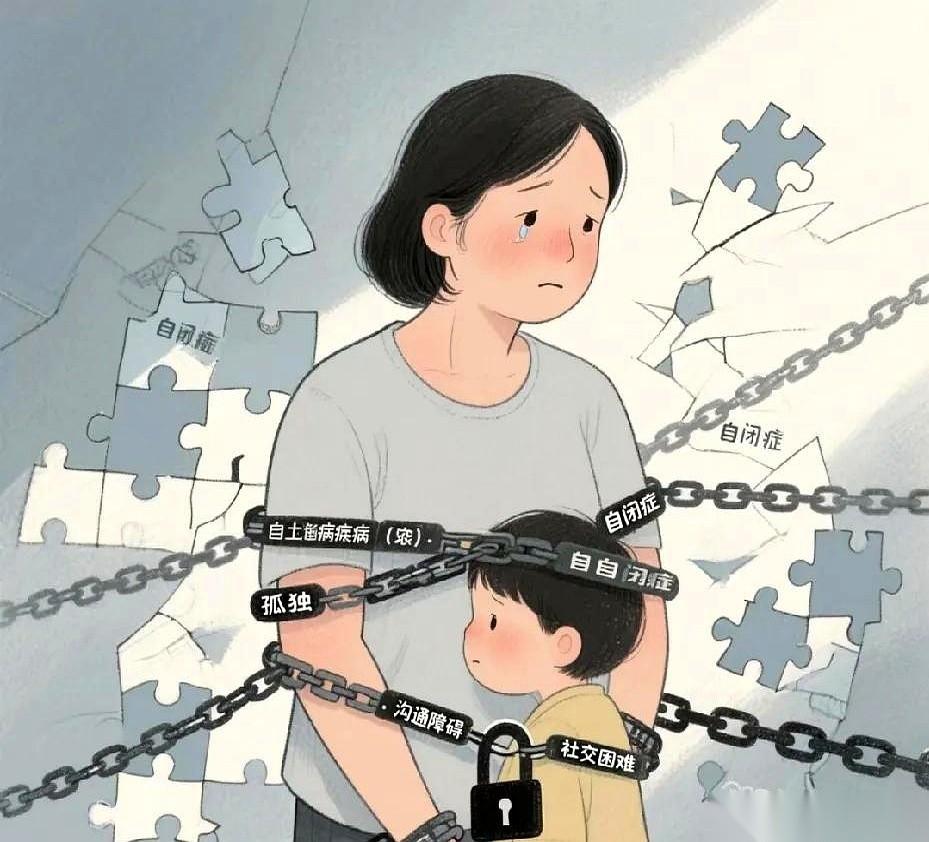 那个自闭症孩子没了，爷爷带出去的，淹死的。然后，小两口又生了个健康的，全家“幸