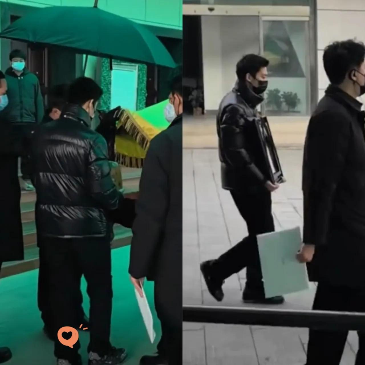 何晴追悼会现场最让人揪心的一幕出现了不是她的遗像出现那一刻，而是她的儿子捧着