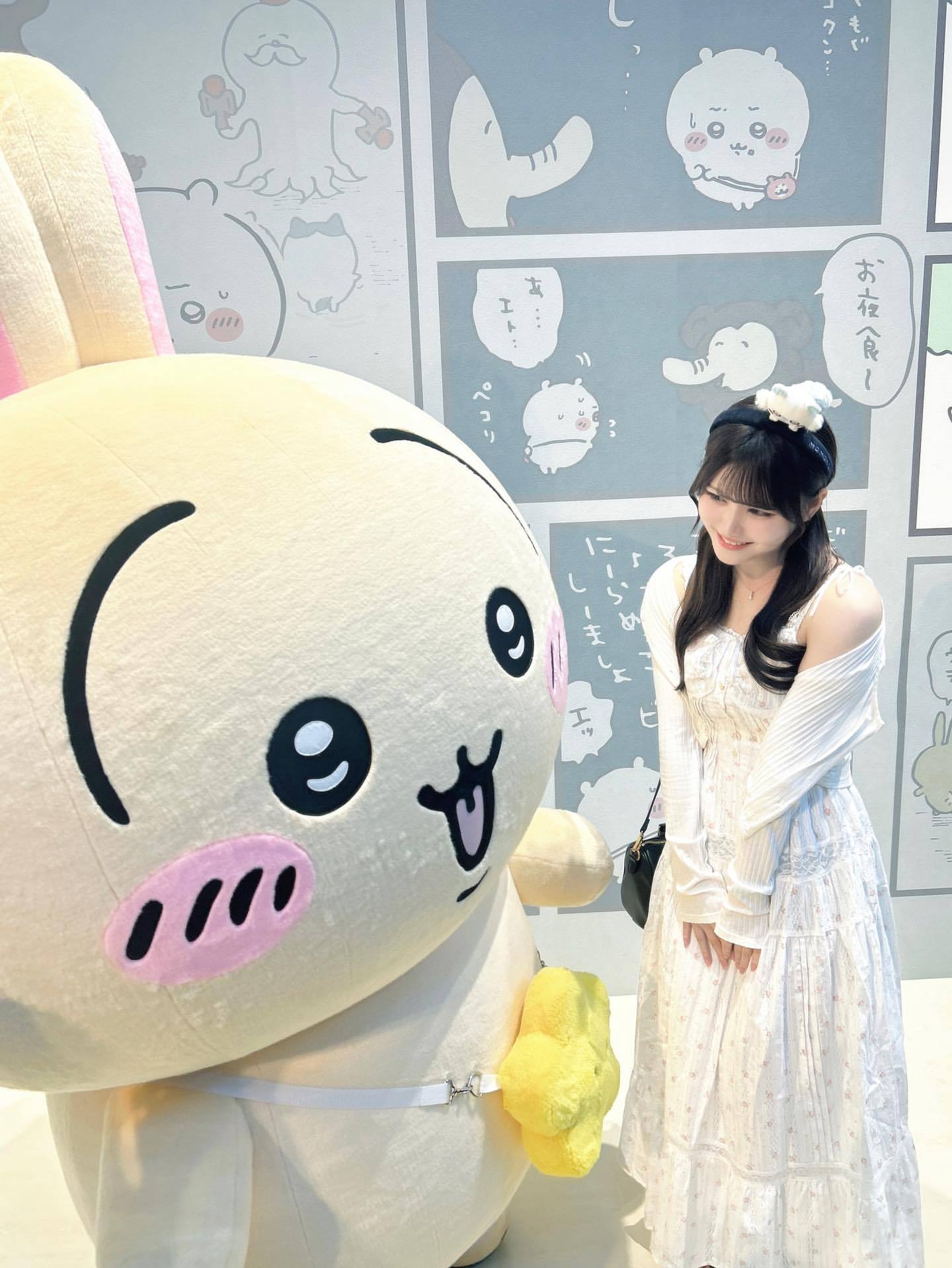 伊藤理々杏「ちい活の日🧸‎🤍」ちいかわパーク　ririagram​​