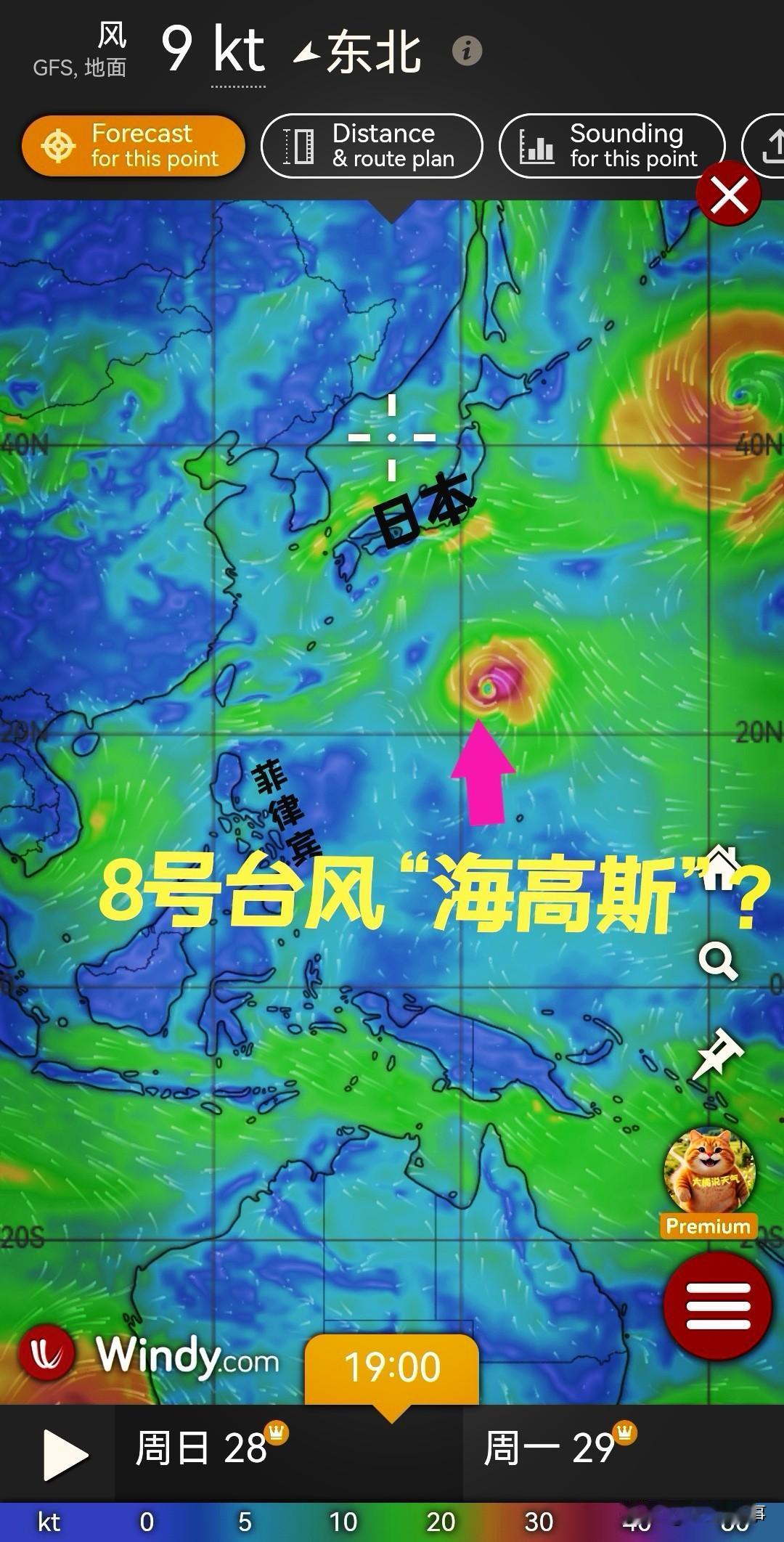 8号台风“海高斯”6月28号左右期间生成？据气象流场风场预测显示在6月28日左右