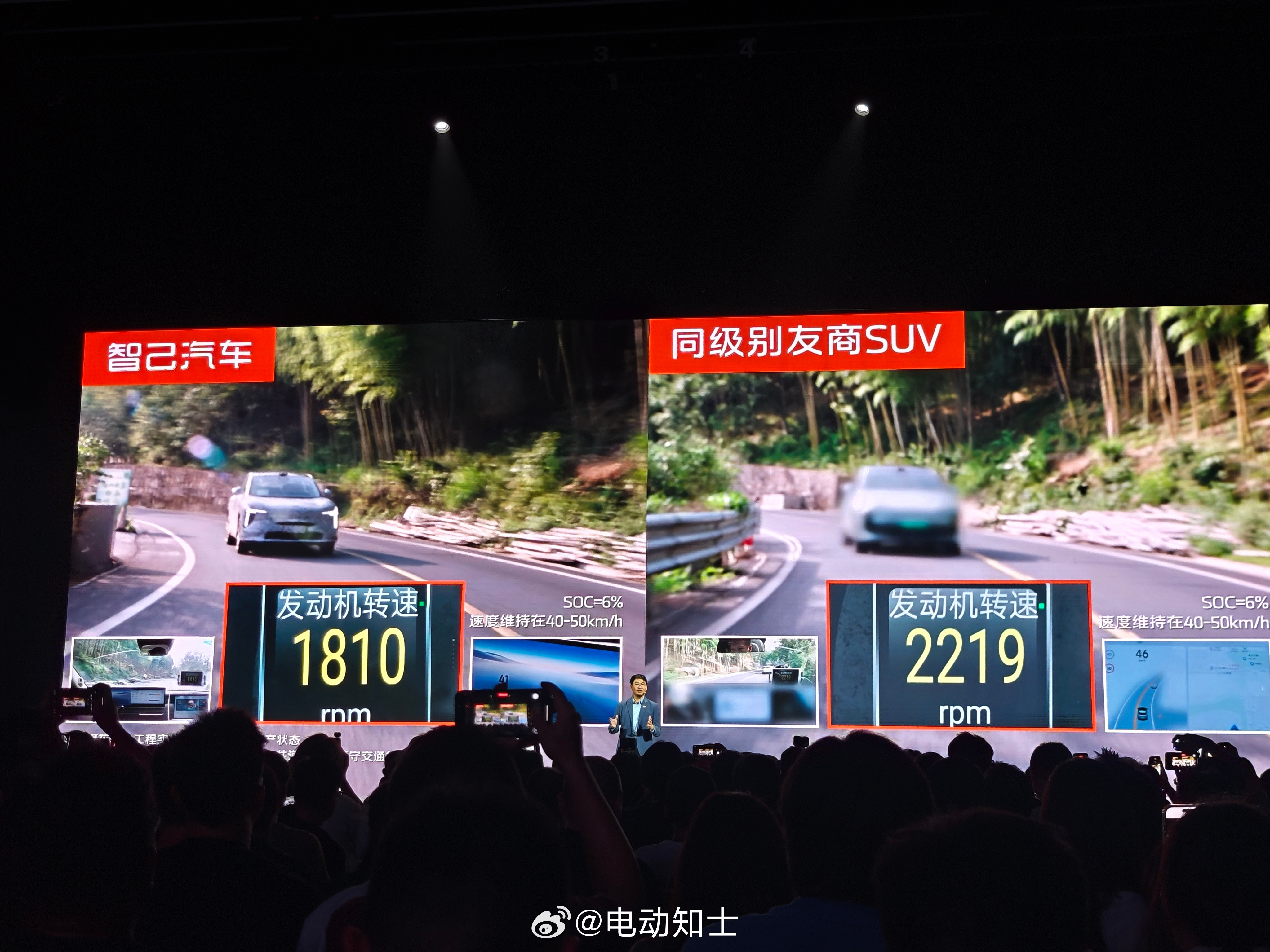 虽然打码了，但都能看出竞品是哪台车吧[doge]，论增程标杆，非他莫属...