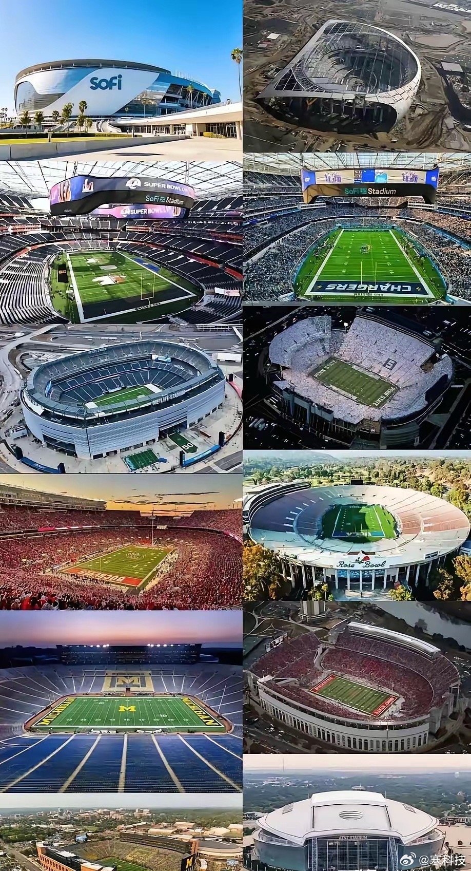 不是2026世界杯，真不知道美国有这么多漂亮的体育场。