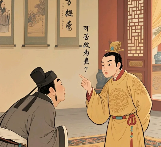 崇祯即位之初，下旨让朝臣们为天启皇帝起庙号。。大臣拟“僖宗”，崇祯认为不妥：