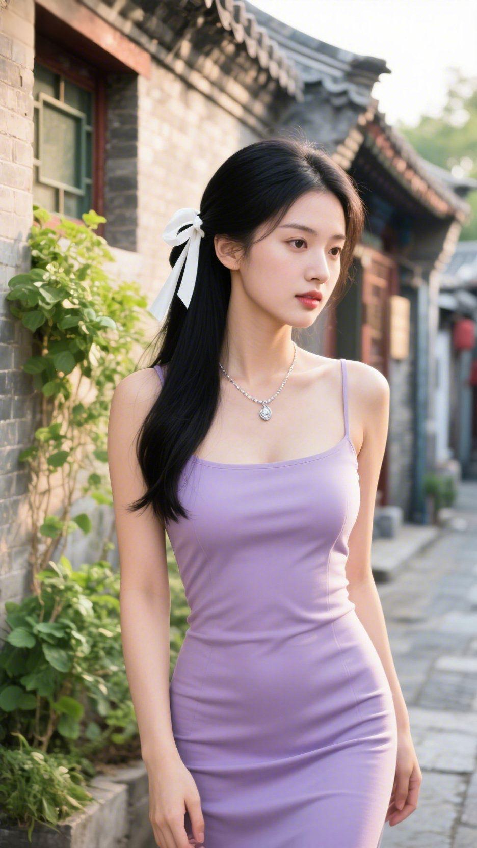 巷间温柔亦清欢青瓦灰墙的老巷，浸着落日的暖光，晚风轻拂，连时光都慢下了脚步