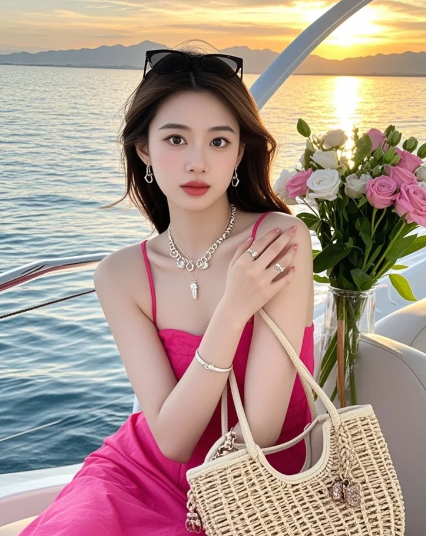 海风轻抚过每一寸她渴望自由的灵魂