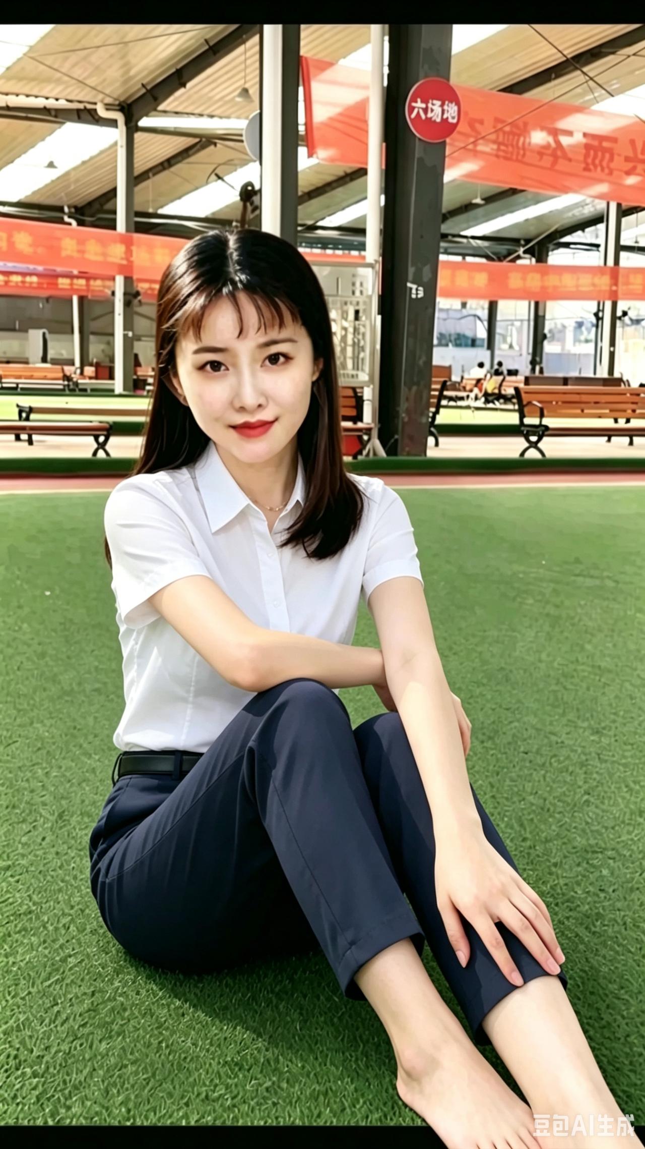 绿草如茵，笑语盈盈。