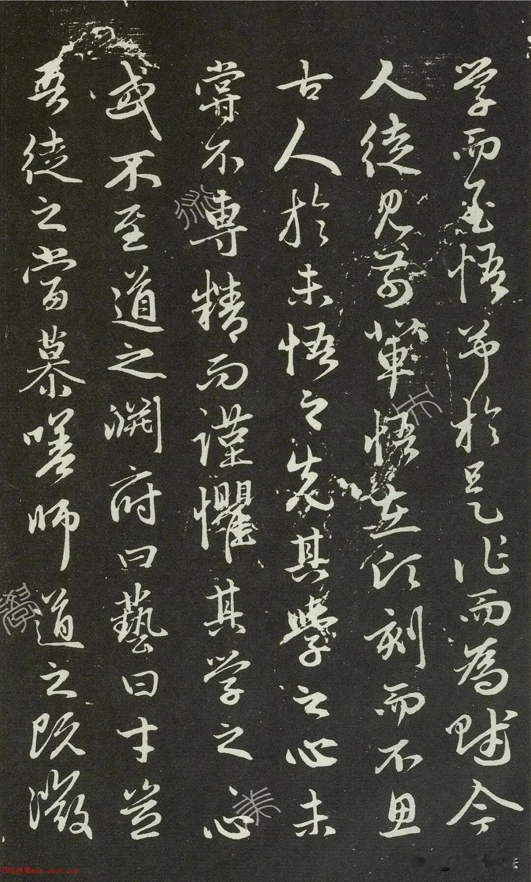 赵孟頫68岁行书《勉学赋并序》，晚年难得一见的精品拓本。笔势圆融流动，骨肉匀称，