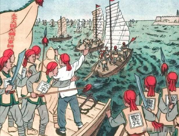 1852年12月22日，太平军水军船队出现在武汉江面。清军以为太平军要直接硬攻武