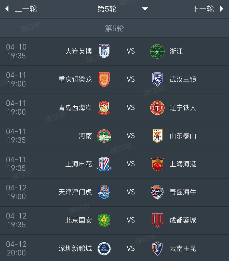 本周末，中超第五轮进行，本轮有多场焦点战，比如上海德比，国安对阵蓉城等等，来一波