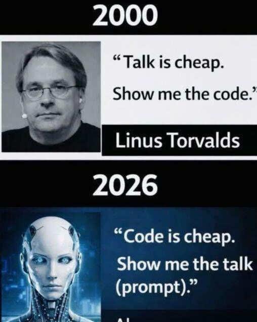 风水轮流转，当年只看代码，现在要说人话2000年，Linux之父Linus老爷