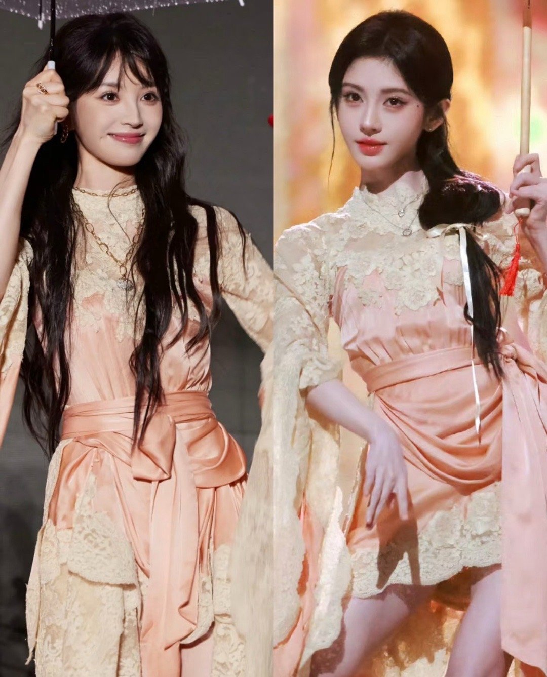 什么😧这居然是同一条裙子啊……