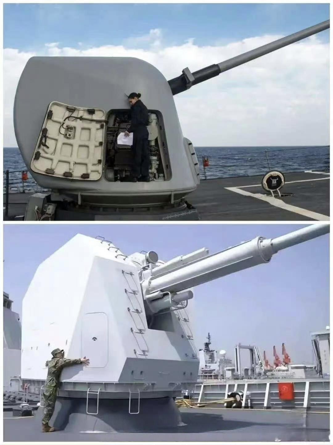 多个西方国家海军军舰配装的127mm舰炮，目前我国海军驱逐舰配装的130mm舰炮