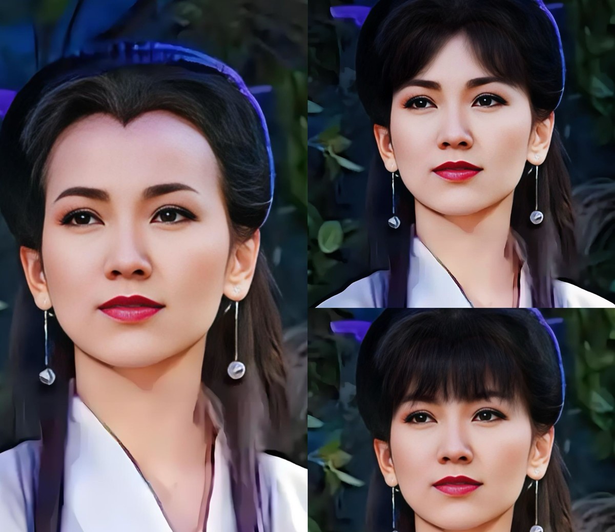 白娘子发型，被封神了几十年。却是一个暴露年龄的巨大陷阱。这个造型