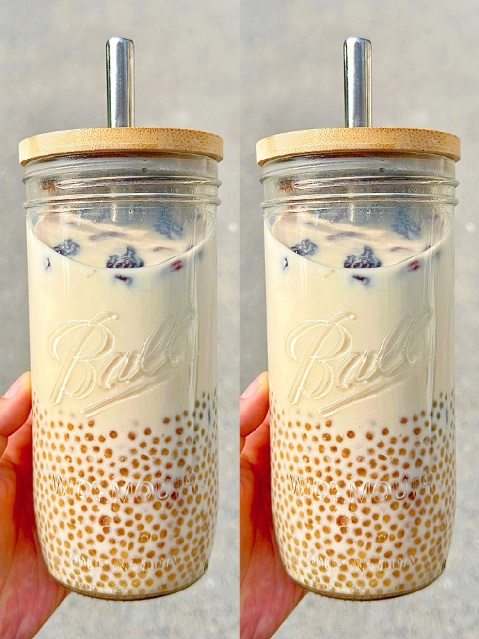 同事都以为我在喝奶茶！！🤣哈哈！卷S她们！！我的宝藏食谱