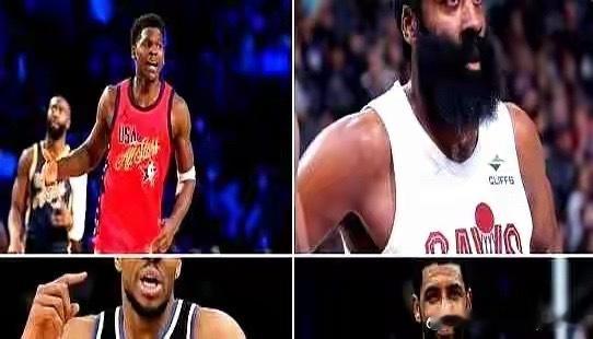 哈登那个传球，莫布里接到球后，两个人的脸都僵了。球传过去，进攻节奏瞬间断掉，哈登