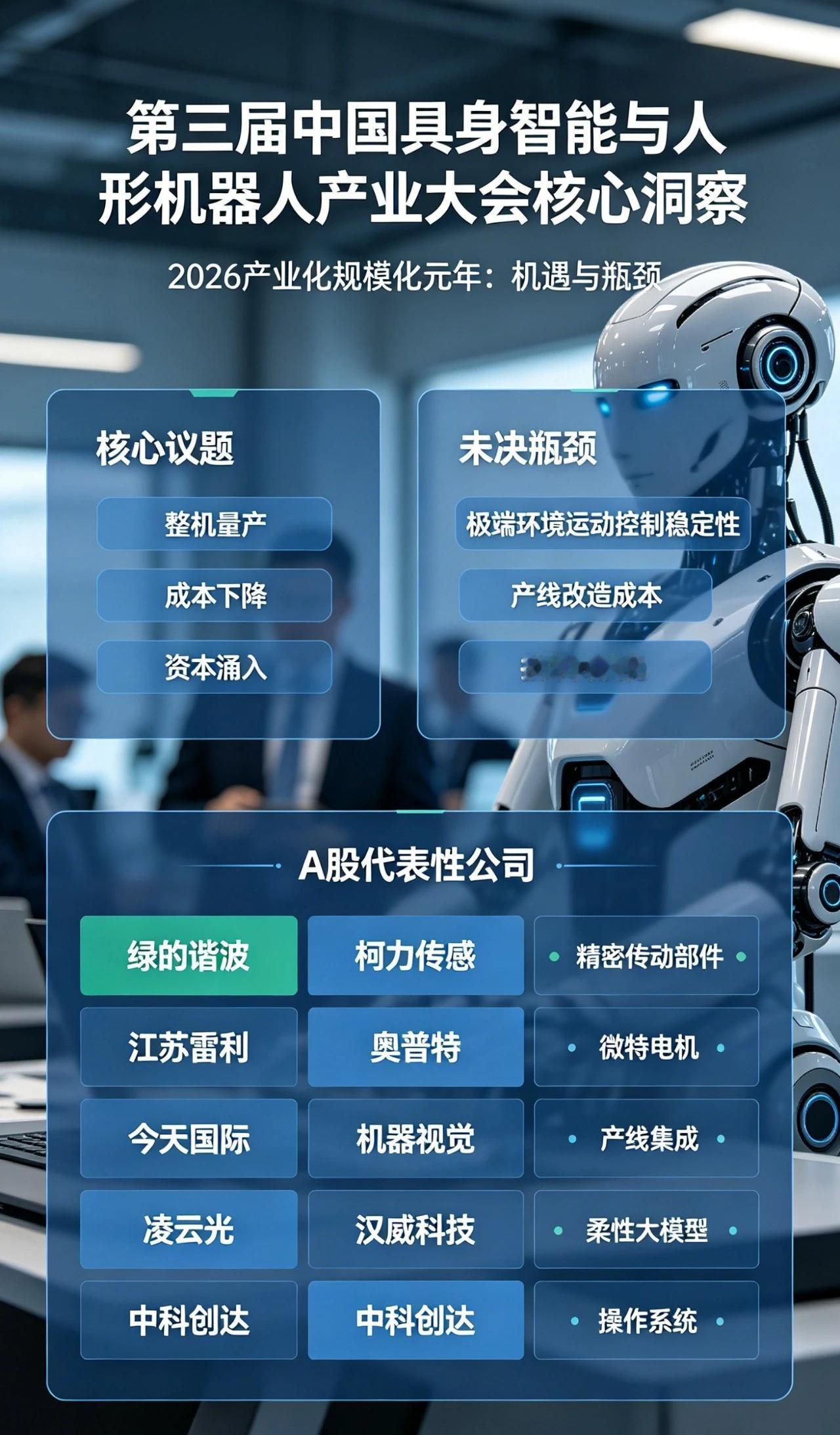 人形机器人真正拐点，藏在行业大会沉默之处2026年4月第三届中国具身智能与