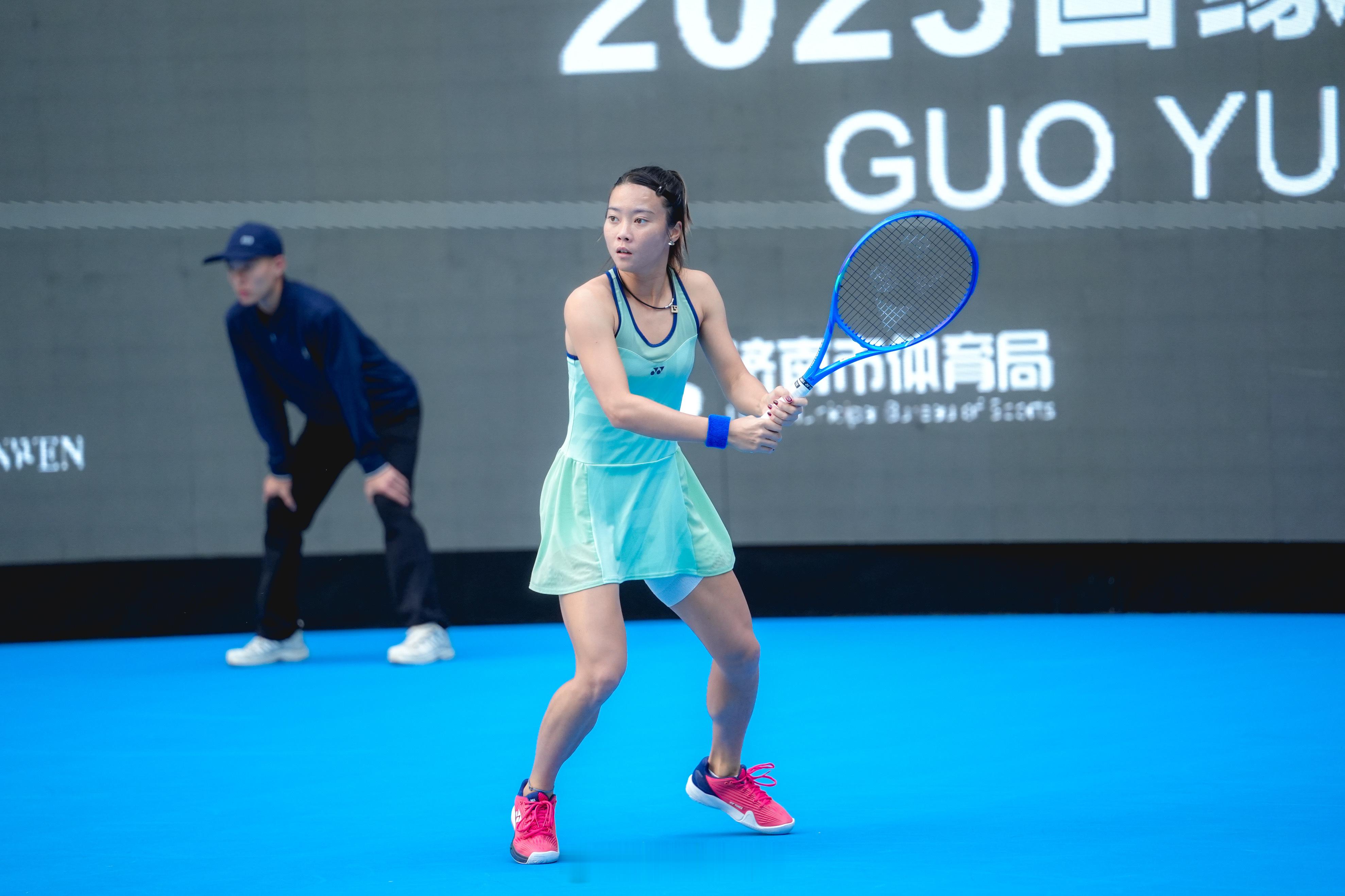 济南WTA125第二轮马烨欣🇨🇳以6-3/6-3淘汰科尔涅耶娃🇷🇺，率先