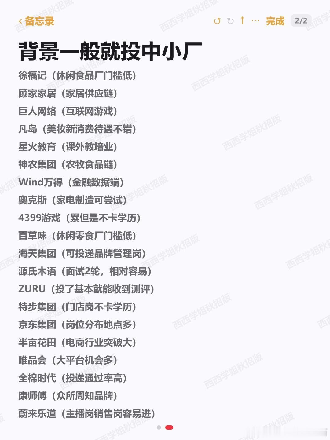 背景一般就投中小厂​