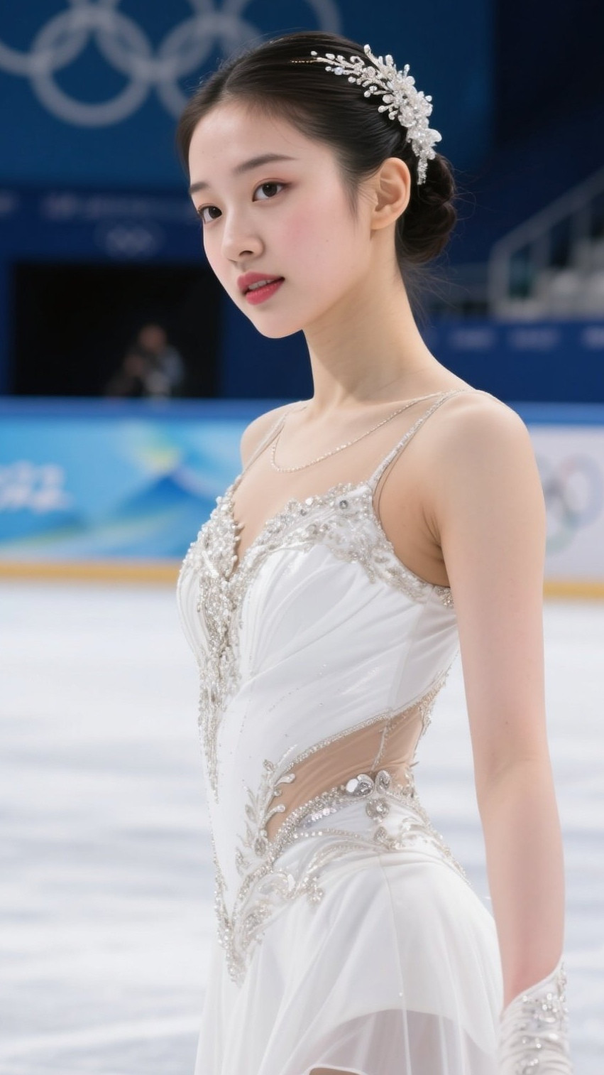 冰雪佳人滑行如诗如画如梦