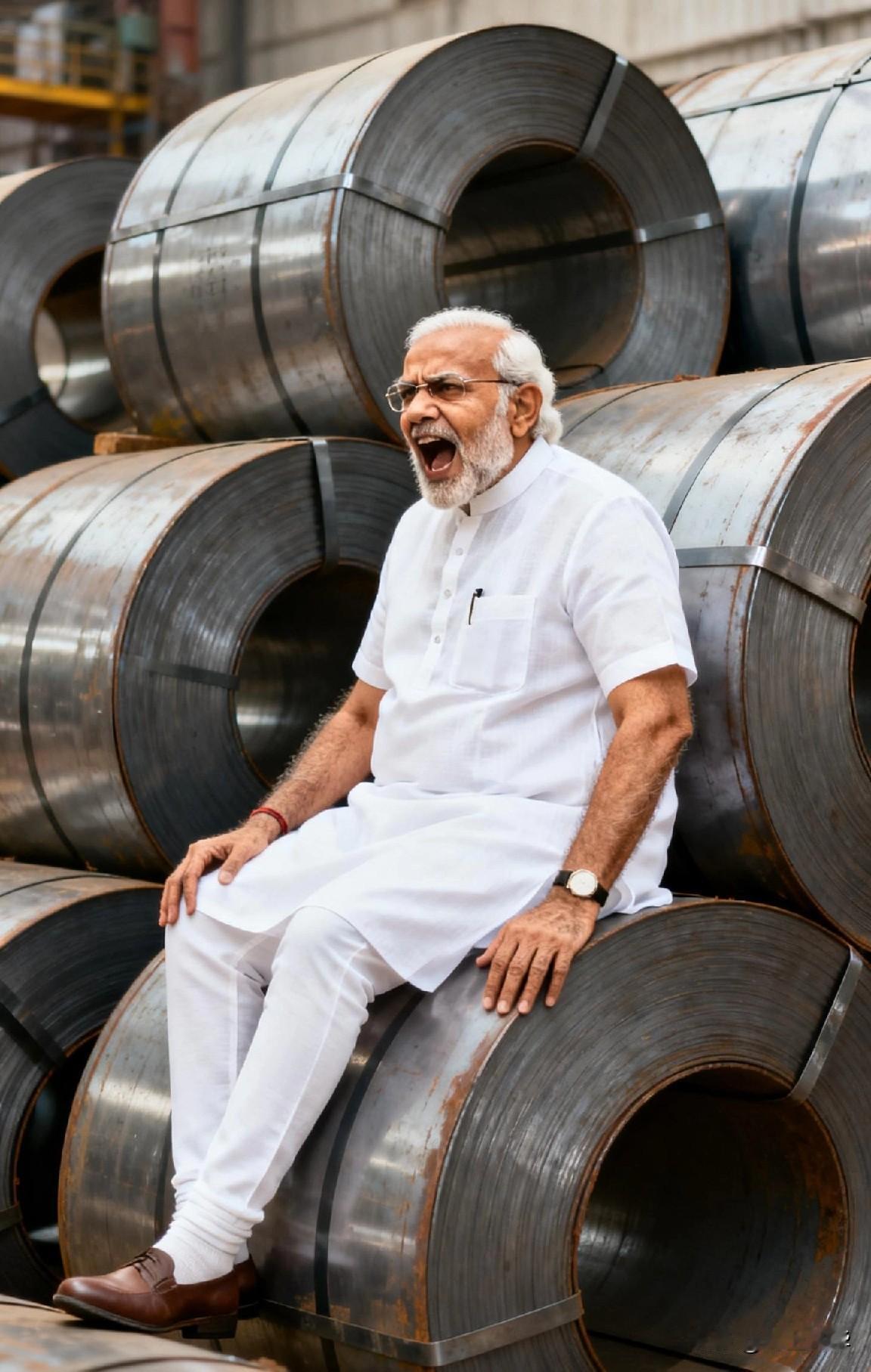 印度财政部官宣！12月30日，印度财政部官宣消息：对部分进口钢铁产品征收为期三