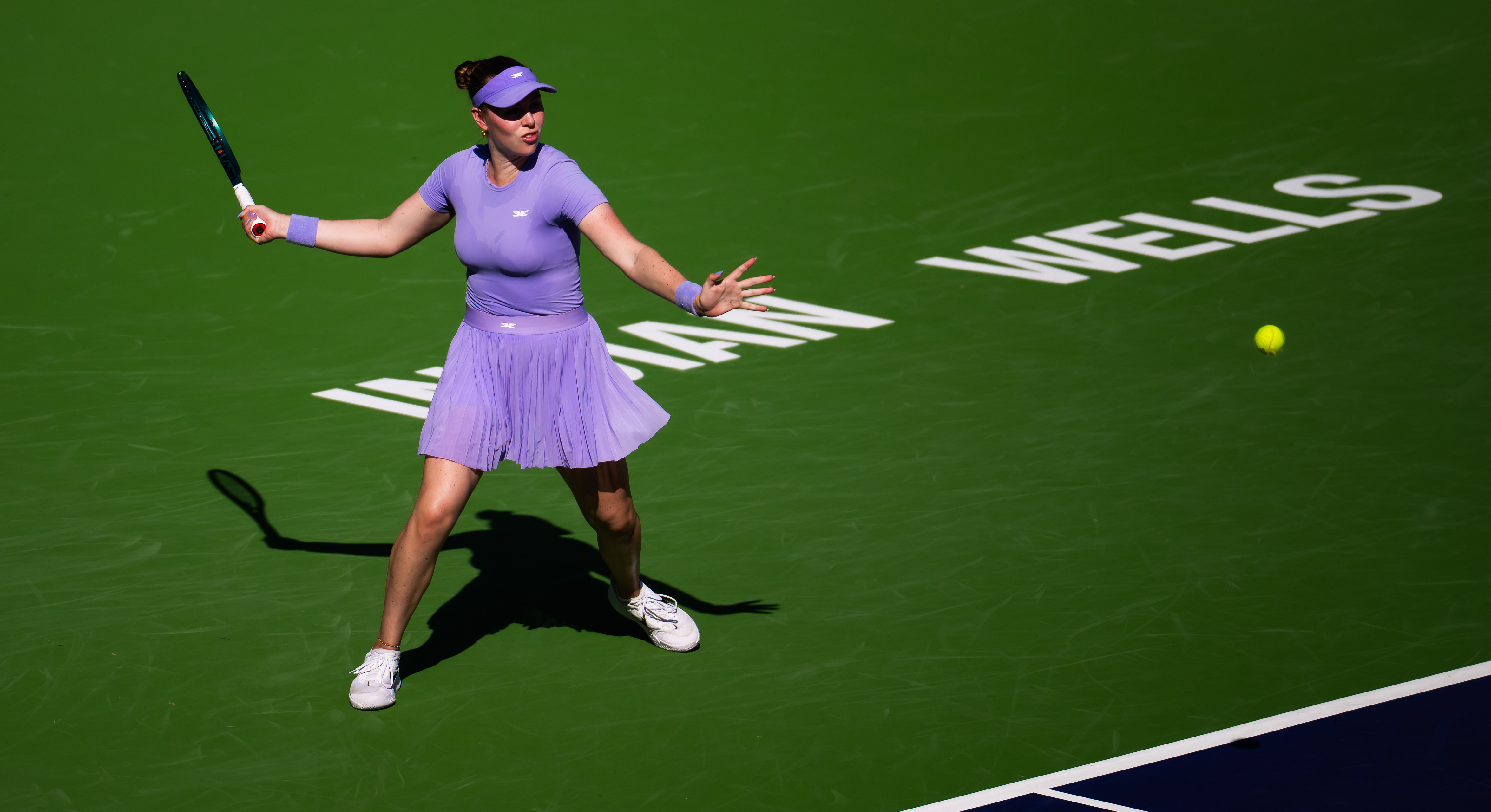 在印第安维尔斯，No.112吉布森迎来各种职业生涯的第一次👀🆕首次出战WTA