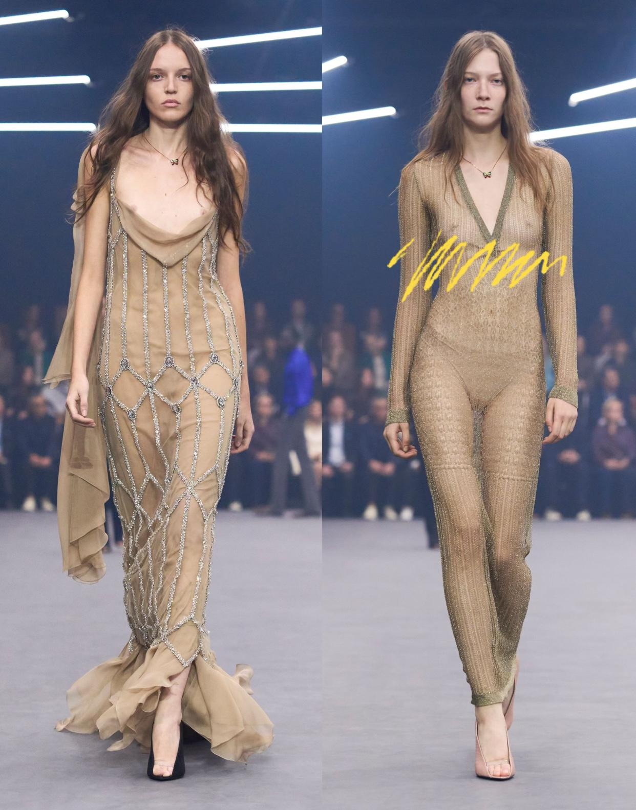 哇去！这不比比裸奔高级多了？这是华伦天奴2026春夏成衣系列大秀还行，还