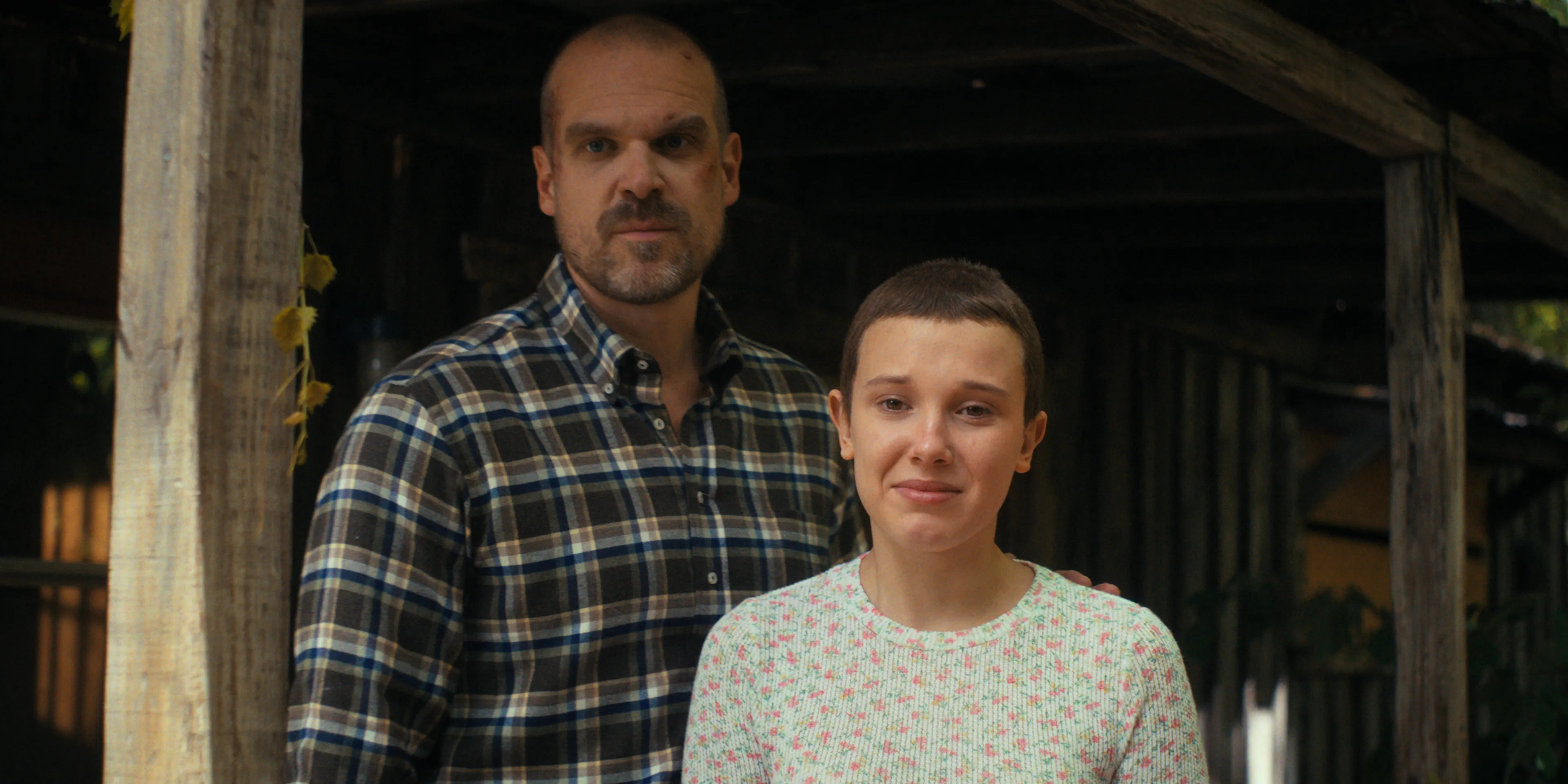 Wow~~怪奇物语小11和警长二搭再演父女！MillieBobbyBrown