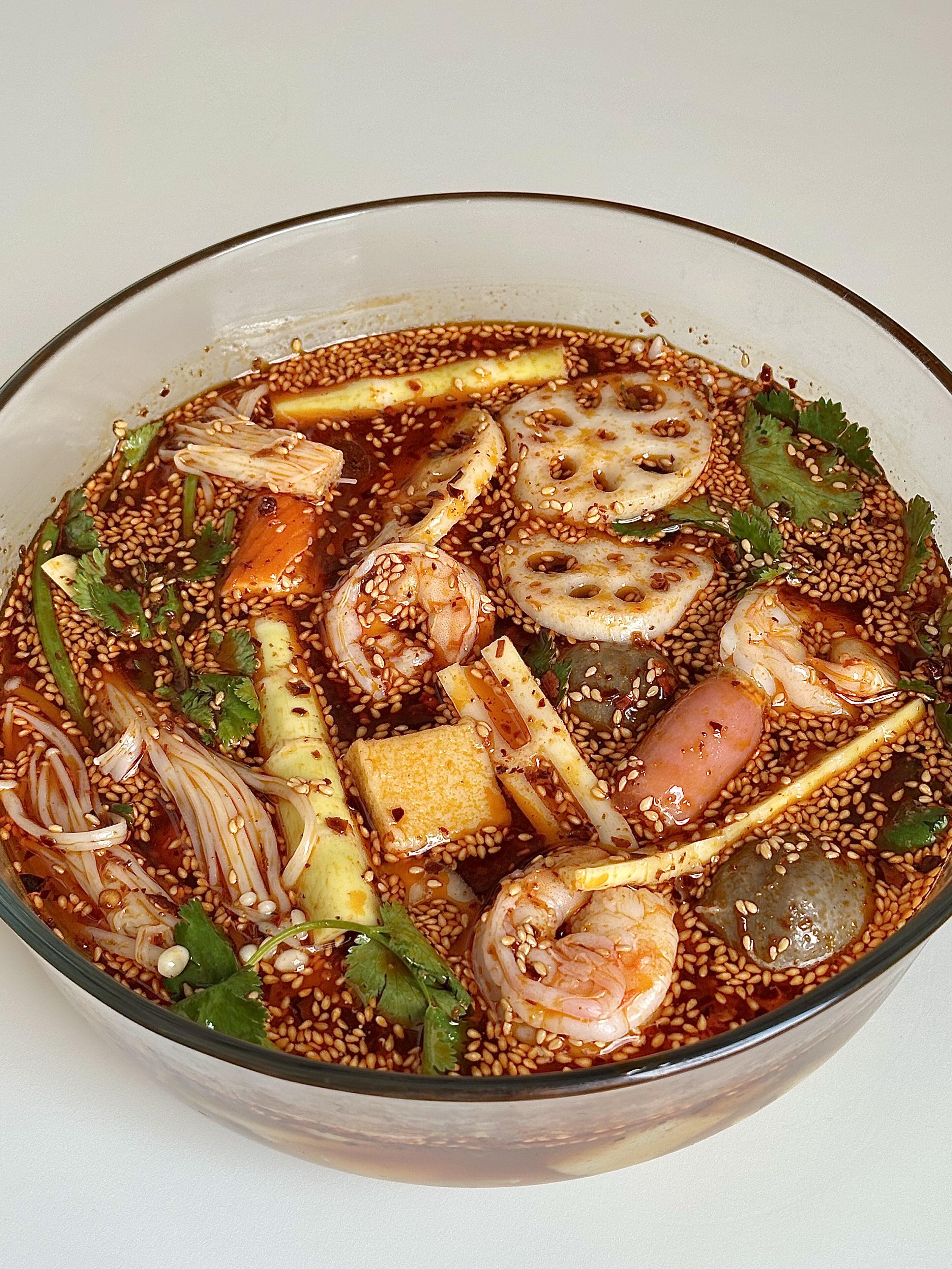 在家实现钵钵鸡自由🌶️麻辣入味，一口就上头家人们谁懂啊😭在家做钵钵鸡也