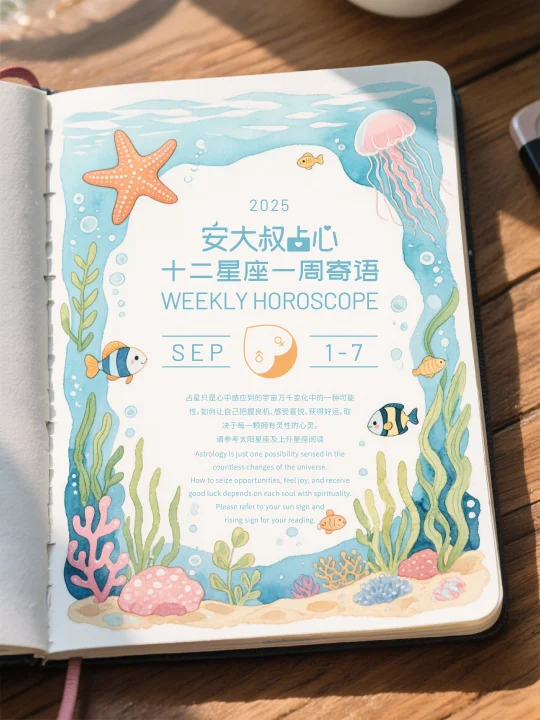 这个得学|安大叔占心星座寄语2025.9.1-9.7